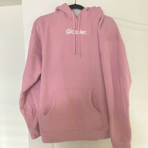Glossier Pink Sweatshirt Hoodie
